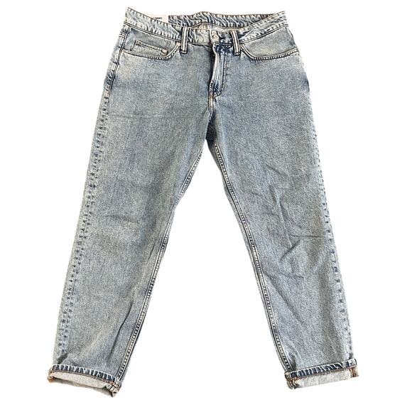 H&M &Denim Men’s Regular Tapered Cropped Jeans 33/32 - Picture 4 of 6
